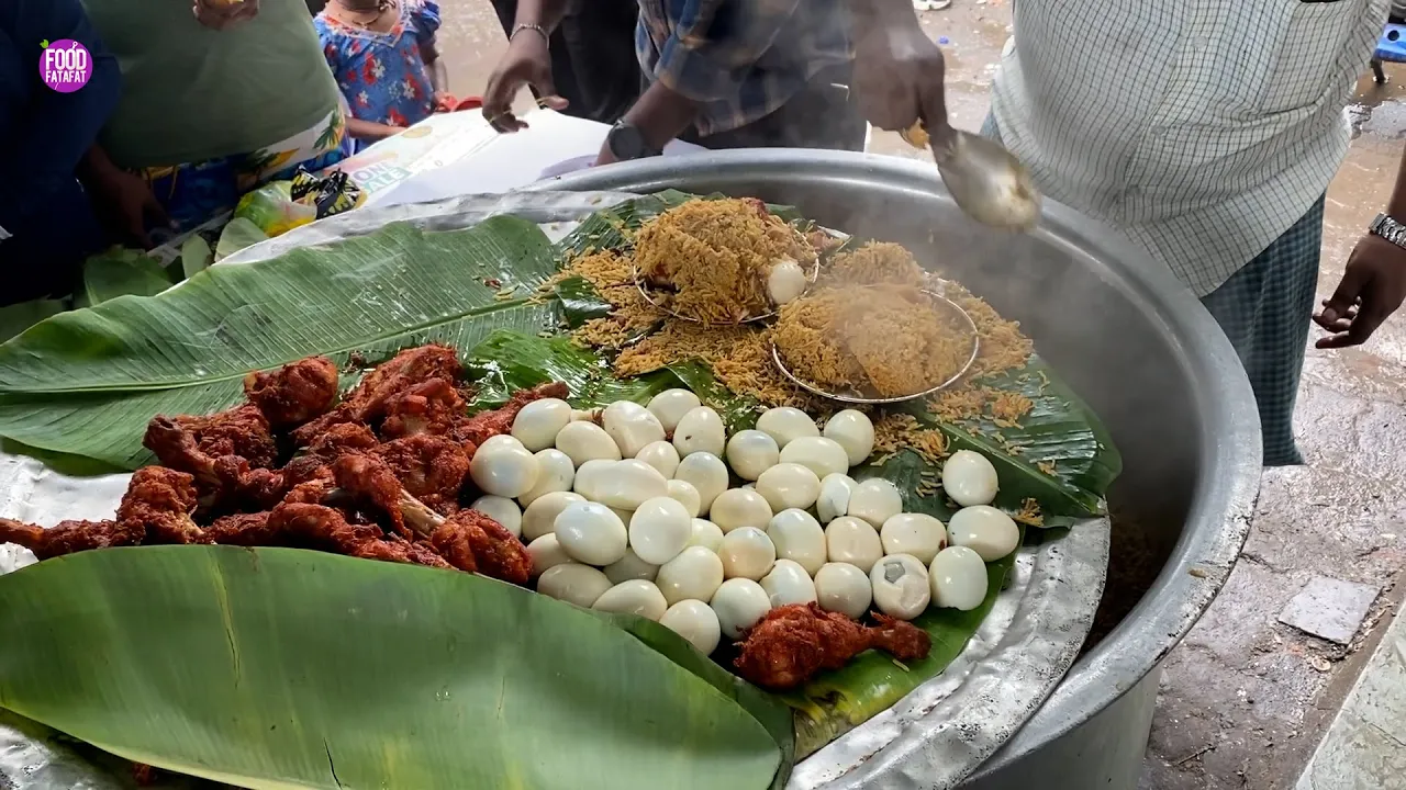 Street Style Dum Biryani   Street Food India Mumbai