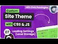 Download Lagu Custom Site Theme Picker Tutorial #7 - Loading Settings from Local Storage