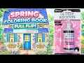 Spring Coloring Book by Pimlada Phuapradit Full Flip Adult Coloring