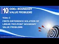 CHP10V2 FINITE-DIFFERENCE SOLUTION OF LINEAR TWO-POINT BOUNDARY VALUE PROBLEMS