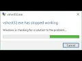 Fix program has stopped working in windows