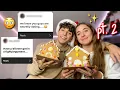 Answering Juicy Questions While Making Gingerbread Houses ft GiaNina Paolantonio vlogmas day 19