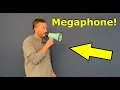 Be the Voice of the Crowd MyMealivos Portable Megaphone Review Power Test