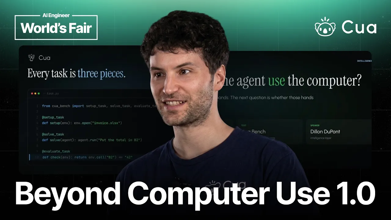 Computer-Use 2.0: Agents Just Got Multi-Cursor — Francesco Bonacci, Cua: video thumbnail