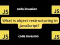 ES6 Object Destructuring in 8 minutes JavaScript Tutorials