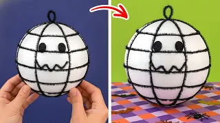 Những món đồ thủ công Halloween rùng rợn siêu dễ làm tại nhà