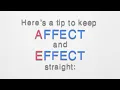 Affect vs Effect Grammar Hacks from Scope Magazine