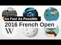 2016 French Open As Fast As Possible