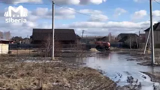В Омске появились анонимные ассенизаторы луж
