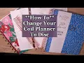 How To Transform Your Coil Spiral Planner Into A Disc Planner Planner Envy
