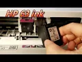 How to replace HP 63 ink cartridge color and black HP Deskjet 1112
