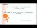 Wordpress Widget Development tutorial from scratch Part 1 Basic Structure of Wordpress Widget