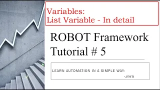 Robot Framework With Selenium and Python Tutorial 5 List Variable and Collections with Example