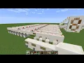 Minecraft 4 bit binary decoder segment display