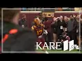 Nine players score TDs Minnesota routs Northwestern State 66-0 in weather-shortened game