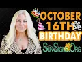 Born On October 16th - Happy Birt ay