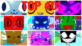 Top 40 YouTubers Hatching EVERY TITANIC PET on Camera Roblox Pet Simulator X