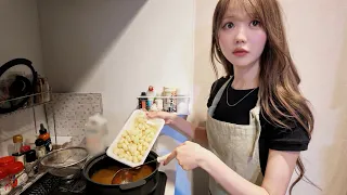 みりにゃ、初めての麻辣湯作り