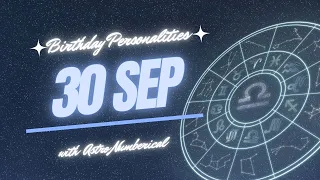 30 September Zodiac Horoscope Birt ay Personality Traits Revealed