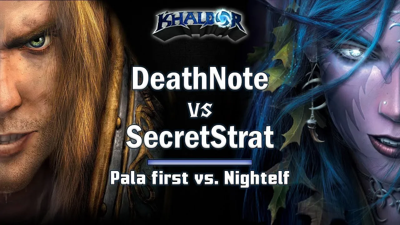 ► WarCraft 3 - Deathnote (Hu) vs. SecretStrat (NE) - Human vs. Nightelf