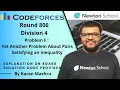 Codeforces Round 806 Division 4 Problem F Yet Another Problem About Pairs Satisfying Inequality