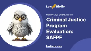 Criminal Justice Program Evaluation SAFPF - Essay Example
