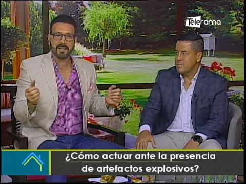 ¿Cómo actuar ante la presencia de artefactos explosivos?