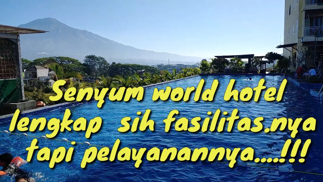 
          
          
          
            
            SENYUM WORLD HOTEL BATU || Fasilitas sih oke lengkap tapi gimana pelayanannya....
          
        . 