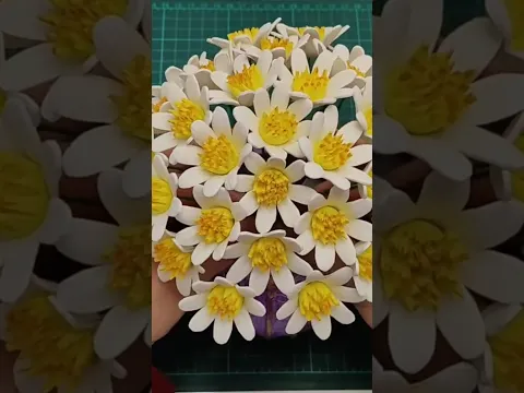 👆Dıy foam flowers