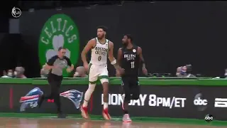 Jason Tatum giving Kyrie friendly butt - tap Mamba Mentality