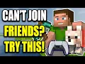 How to Fix Can t Join Friends Minecraft Game on PS5 - Easy Guide