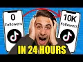 Download Lagu HOW TO GROW 10K FOLLOWERS ON TIKTOK IN 24 HOURS (get tiktok followers fast)