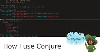 How I use Conjure and Neovim to interact with Clojure and more