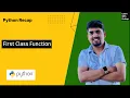 - First Class Function in Python Python for Beginners Learn with Pratap