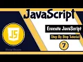 Different ways of Executing JavaScript JavaScript tutorial for Beginners Tutorial - 7