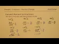 Percent Fractions and Percent Change Part 1 NEW SAT Math 2 ACT