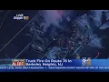 Truck Fire On Route 78 In Berkeley Heights NJ