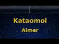 Download Lagu Karaoke♬ Karaoke♬ Kataomoi - Aimer 【No Guide Melody】 Instrumental, Lyric Romanized