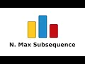 CodeForces N Max Subsequence