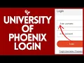 How to Login into University of PHOENIX 2024 Sign in into University of PHOENIX