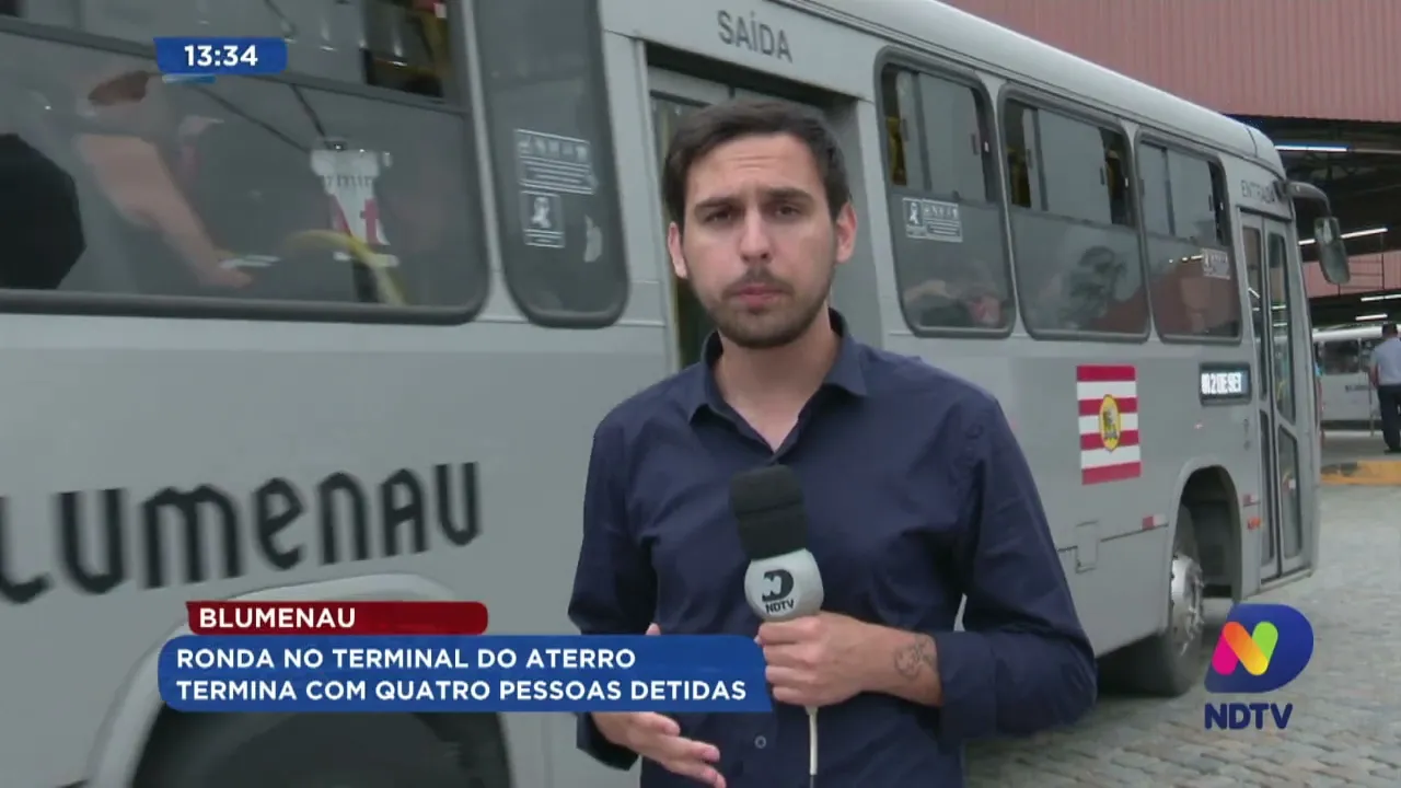 Ronda no terminal do Aterro termina com quatro pessoas detidas