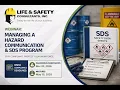 Webinar Managing a Hazard Communication SDS Program