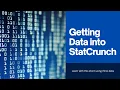 Getting Data into StatCrunch