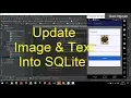 Saving Image And Text Into SQLite database - Update Data Into SQLite Part