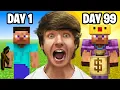 Lagu $100 Every Day You Survive Minecraft