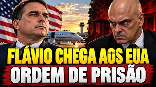 #FLÁVIO CHEGA NOS EUA, PEDIDO DE PRISÃO E FOGE DE ARMADILHA