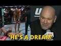 Download Lagu Dana White reacts to Alex Pereira KO'ing Magomed Ankalaev at UFC 320