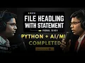 File Handling in Python with Code Machine Learning Episode 8 Beginner Friendly