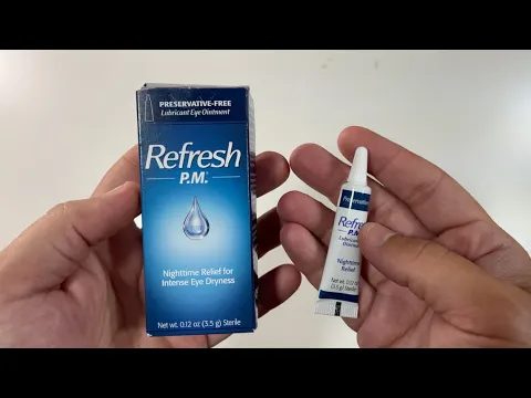 Download MP3 Refresh P.M. Nighttime Eye Ointment Lubricant Unboxing