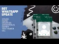 Bot whatsapp update terbaru Review bot wa aktif fitur nsfw menfes anonymous stiker games dll